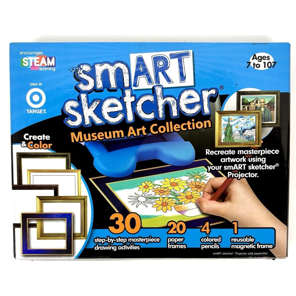 smART Sketcher Museum Art Collection Kit. Complete Set with Activity Card. NEW